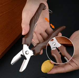 1PC Stainless Steel Chestnut-walnut Opener Nutcracker Nut Shell Opener Home NEW - Picture 1 of 10