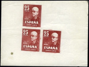 España 1947. Falla y Zul. Edifil xx 1015 FN. Reproduccion reseñada especializado - Imagen 1 de 1