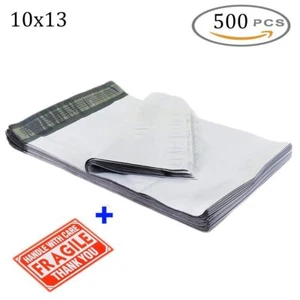 500pcs Poly Mailers 10x13 Plastic Shipping Envelopes Mailing Bags Self Sealing - Picture 1 of 5