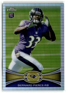 Bernard Pierce Baltimore Ravens 2012 Topps Chrome Refractors #213 - Bild 1 von 2