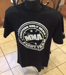 NEW ORIGINAL Fighters Only Gear MMA Fight Team MENS L UFC T-Shirt FO Magazine - Picture 1 of 3