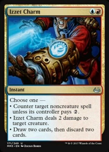 X4 Izzet Charm Modern Masters 2017 LP/NM MTG Magic DNA GAMES - Image 1 of 1