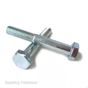M14 M16 M24 M27 M30 Pernos de cabeza hexagonal de acero grueso métrico de alta resistencia de zinc 8,8 - Imagen 1 de 4