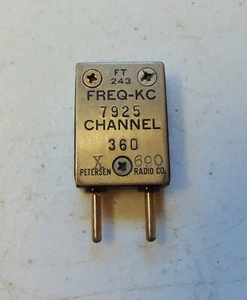Radio militaire amateur 7925 KC FT-243 vintage cristal de quartz - Photo 1/2