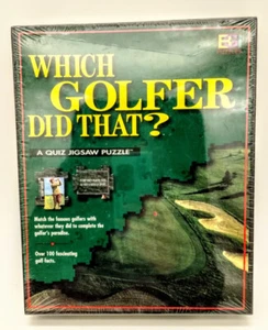 Golf Trivia - Which Golfer Did That? A Quiz Jigsaw Puzzle - 252 Pieces - 19 X 24 - Picture 1 of 12