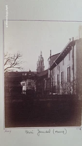 Photo ancienne snapshot 1894  H. Jeandel  Lorraine Nancy cathédrale maison - Picture 1 of 2