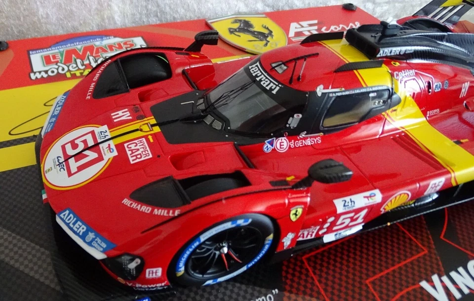 FERRARI 499P #51 LM 2023 GIOVINAZZI/PIERGUIDI/CALADO  1/18 EDIZIONE LIMITATA 12P - Immagine 1 di 4