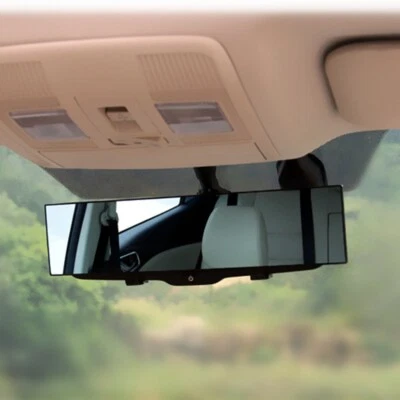 Car Interior Anti Glare Panoramic Wide Angle Packing Rearview Rear View Mirror - Image 1 of 4