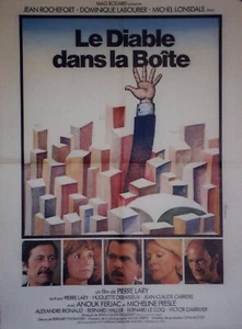 "LE DIABLE DANS LA BOITE" Affiche 1977 (Jean ROCHEFORT, Michel LONSDALE) 60x80cm - Picture 1 of 1