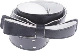 CINTURA VITA retrò BLACK & WHITE fiocco - Belt Rockabilly - Foto 1 di 2