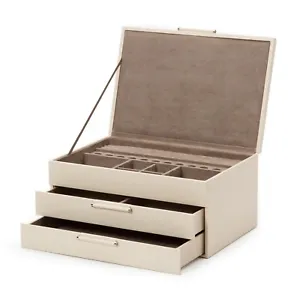 WOLF SOPHIA JEWELLERY BOX WITH DRAWERS (Ivory) Style 392053 - IVORY - Picture 1 of 7