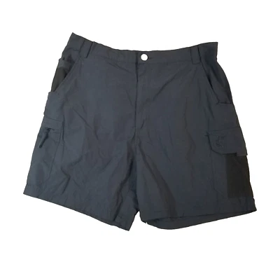 Reel Legends Carga Senderismo Pantalones Cortos Hombre Grande Negro Confort Cintura Pesca Exterior Foto 1 de 4