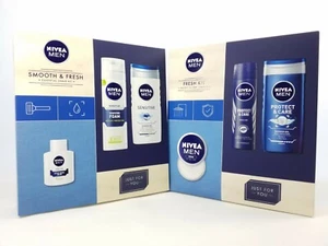 Nivea Men Fresh Sensitive Protect & Care Creme Anti-Perspirant Shower Gel Gift - Picture 1 of 2