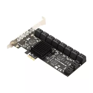 SA3120J PCIE Adapter 20 Port PCI-Express X1 to SATA 3.0 Controller Card 6Gbps - Picture 1 of 1