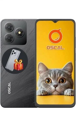 Smartphone OSCAL Flat 2C 2025 Android 14 6GB+64GB Dual SIM 5000mAh Nero Nuovo - Immagine 1 di 4