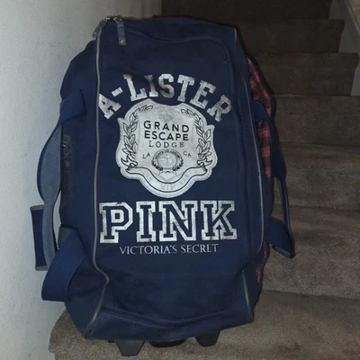 Bolso de Lona Victoria’s Secret ROSA Rlling De Colección Foto 1 de 4