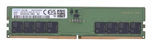 Samsung UDIMM non-ECC 32GB DDR5 2Rx8 5600MHz PC5-44800 M323R4GA3DB0-CWM Samsung - Picture 1 of 5