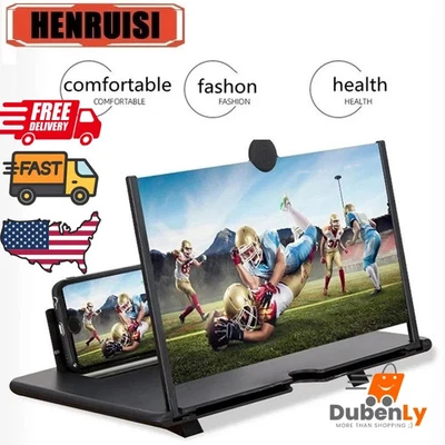 Screen Magnifier for Cell phone 2025 Newest Version 3D HD Video Phone Amplifier - Image 1 of 4