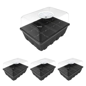 3 Pack Seed Starting Tray, Plant Germination Trays, Seed Starter Kit with Adjust - Picture 1 of 6