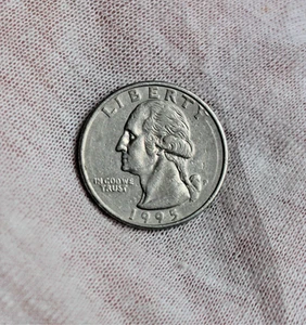1995 P 25C Quarter Dollar; Washington Quarter - Bild 1 von 2