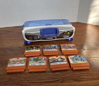 Vtech V.Smile V-Motion Learning System Console 7 Game Lot Spider-Man Cars TESTED - Image 1 of 4