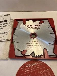 Sears Craftsman No.9 3249 Kromedge Groover & Dado Schneider 6" Schneidklingen - Bild 1 von 6