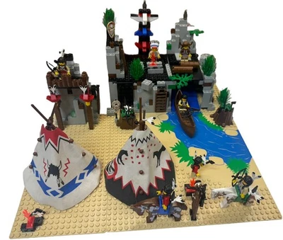 LEGO (6763) Western: Rapid River Village - 100% Completo sin Caja Foto 1 de 4