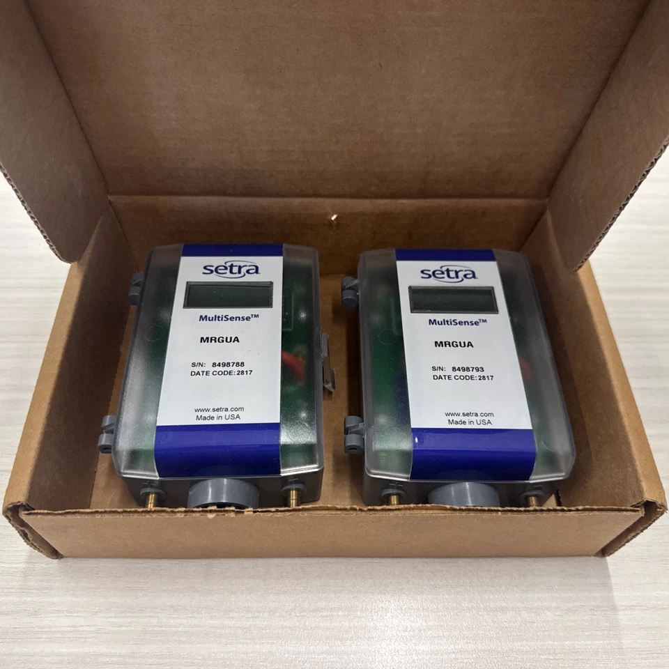 Transductor de presión diferencial multirango serie SETRA MRGUA MRX (2 incluidos) Foto 1 de 4