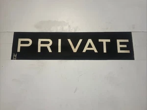 PRIVATE - North Wales June 1965 Bus Destination Blind 30" Welsh GIFT - Picture 1 of 15