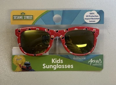 Nuevas gafas de sol para niños Sesame Street rojas y blancas con Elmo Foto 1 de 2