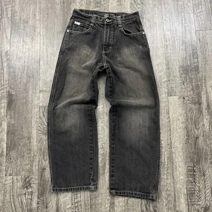 Vtg Southpole Y2K Baggy Jeans Youth Boys Size 10 Hip Hop Dark Wash - Picture 1 of 10