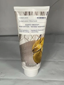 Korres Elasti Smooth CANDIED LEMON Hydrating Body Butter 13.53 oz Mega Size - Picture 1 of 3