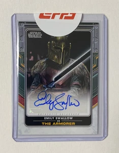 2022 Topps Star Wars Book of Boba Fett AUTOGRAPH EMILY SWALLOW THE ARMORER AUTO - Picture 1 of 2