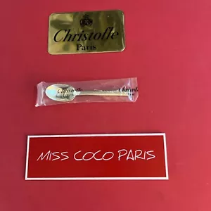 MOKKALÖFFEL CHRISTOFLE FRANCE TRIADE 10 CM METALL VERSILBERT NEU BLISTER FEST. - Bild 1 von 6