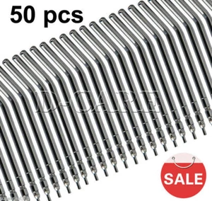 50 piezas boquillas/puntas/tubo dentales de metal aire agua pulverizador triple jeringa esterivable en autoclave - Imagen 1 de 12
