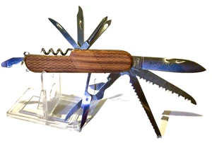 Swiss style Winchester Wood Stainless Multi-Purpose Knife With 11 Tools - Picture 1 of 15