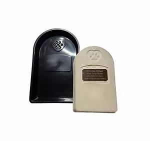 Pet Grave Marker Concrete Mold/Make Your Own Pet Memorial Stone. UK Made X2311 - Picture 1 of 4