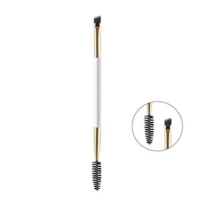 Spoolie Angled Ended Brow Brush UK and Angled Eyebrow Brush Eye Brushes Dual - Picture 1 of 18