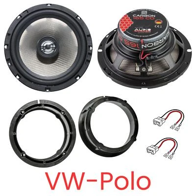 Audio System CARBON 165 CO Boxen Lautsprecher Set kompatibel für VW Polo 4 - 9N - Bild 1 von 4
