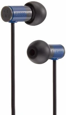 final final E1000 Canal Earphone Blue FI-E1DPLBU - Image 1 of 2