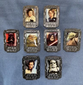 8 prendedores de retrato de Star Wars - USADOS - ENVÍO GRATUITO - Imagen 1 de 1