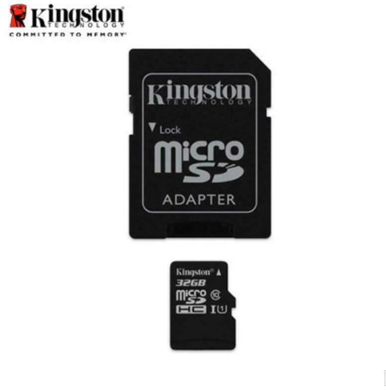 Kingston 32GB Micro SD Speicherkarte Card SDHC Class10 80MB/s UHS-I + SD Adapter - Image 1 of 2