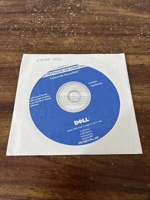 Dell Application CD Reinstalling Cyberlink PowerDVD  Software 2003 NEW SEALED - Image 1 of 2