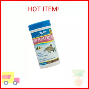 API BOTTOM FEEDER PELLETS WITH SHRIMP Fish Food 7.9-Ounce Container - Picture 1 of 2