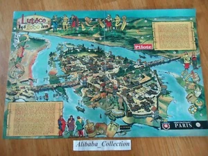 PILOTARAMA POSTER PILOT MAGAZINE POSTER **LUTECE PARIS 2000 YEARS AGO** - Picture 1 of 1