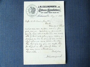 Richmond Virginia VA J N Cullingworth 1907 Tabak 1878 Liberty 20 $ Münze signiert - Bild 1 von 2