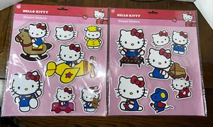 Juego de 7 pegatinas en forma de Hello Kitty eurosventa Países Bajos sanrio 2010 Nuevo en paquete - Imagen 1 de 12