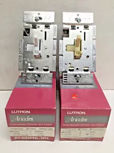 Lutron Ariadni AY-603PNL 3 Way Toggle Switch Preset Dimmer Incandescent/Halogen - Bild 1 von 3
