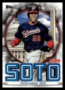 2021 Topps Juan Soto  Highlights Childish Bambino JSH-22 Washington Nationals - Picture 1 of 2