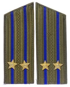Correas de hombro soviéticas originales de la URSS teniente coronel KGB (8605) - Imagen 1 de 4